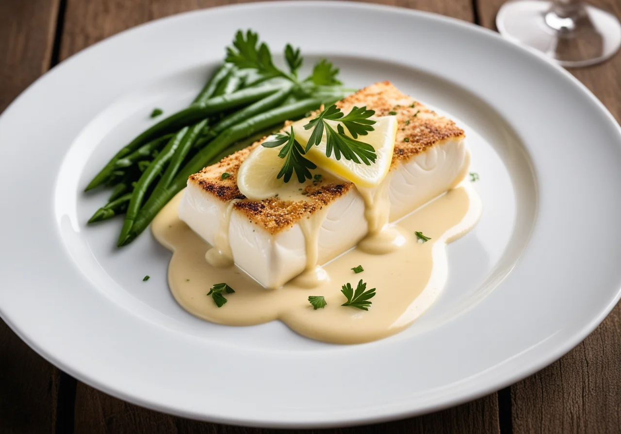 Cod Fillets in Cream Sauce