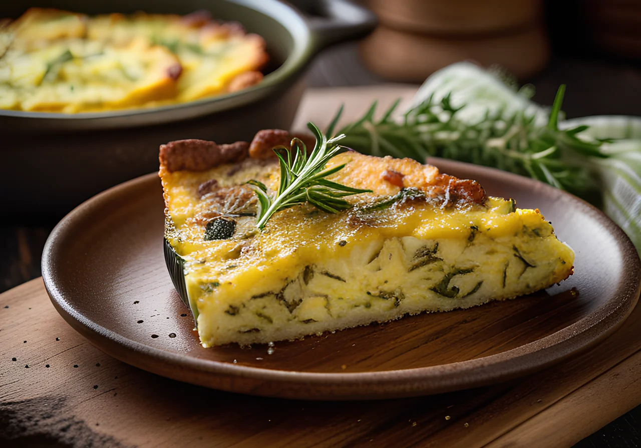 Zucchini Frittata with Fresh Thyme