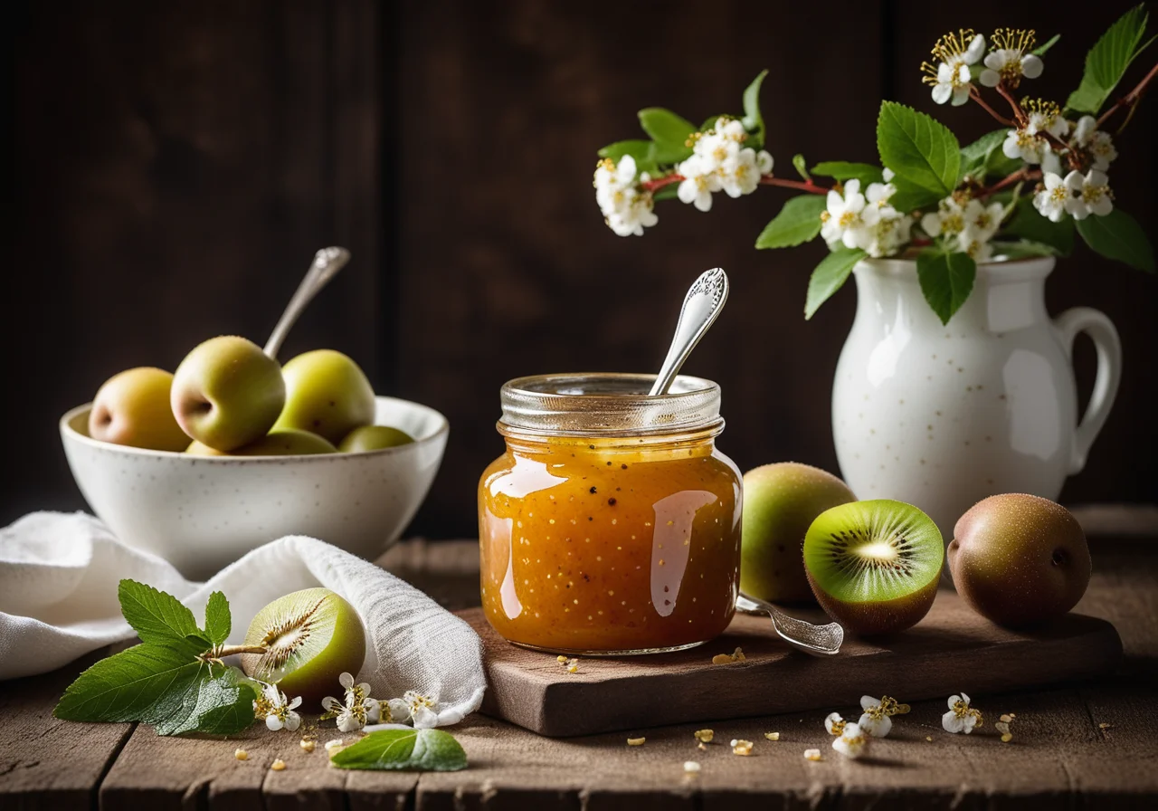 Hawthorn-Kiwi Jam