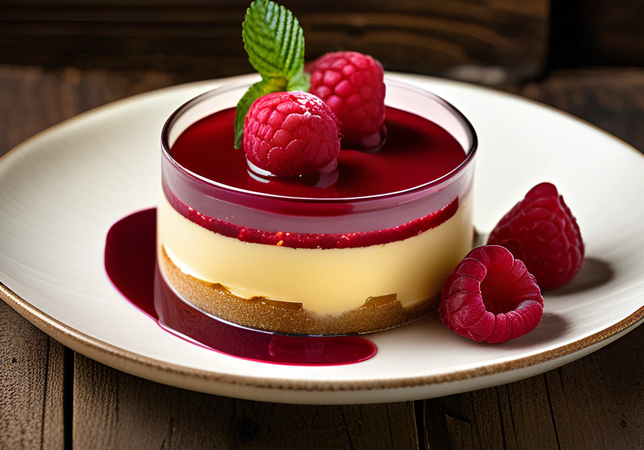 Raspberry Parfait with Vanilla