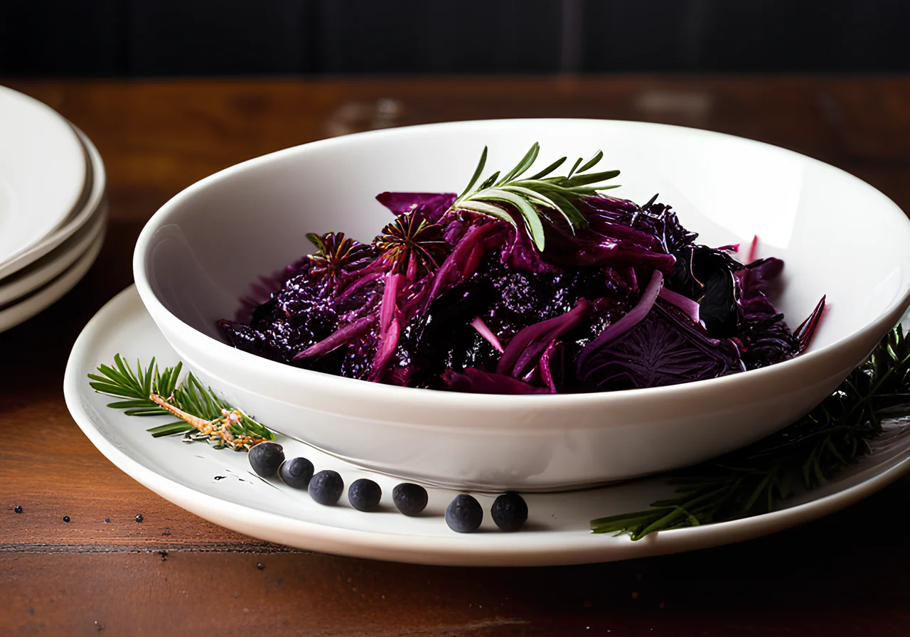 Cabbage with Apple Juice