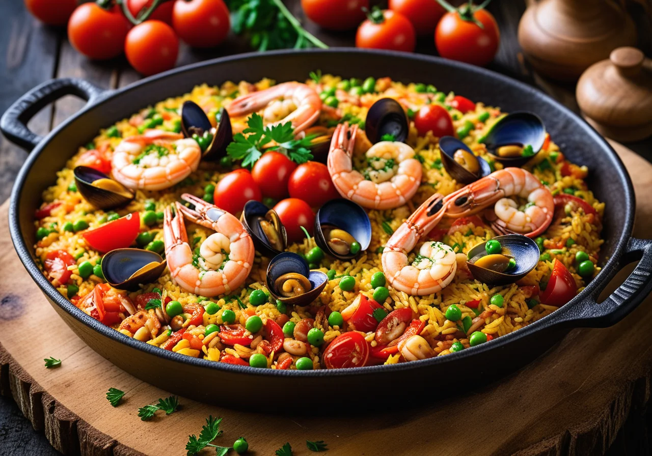 Classic Seafood Paella