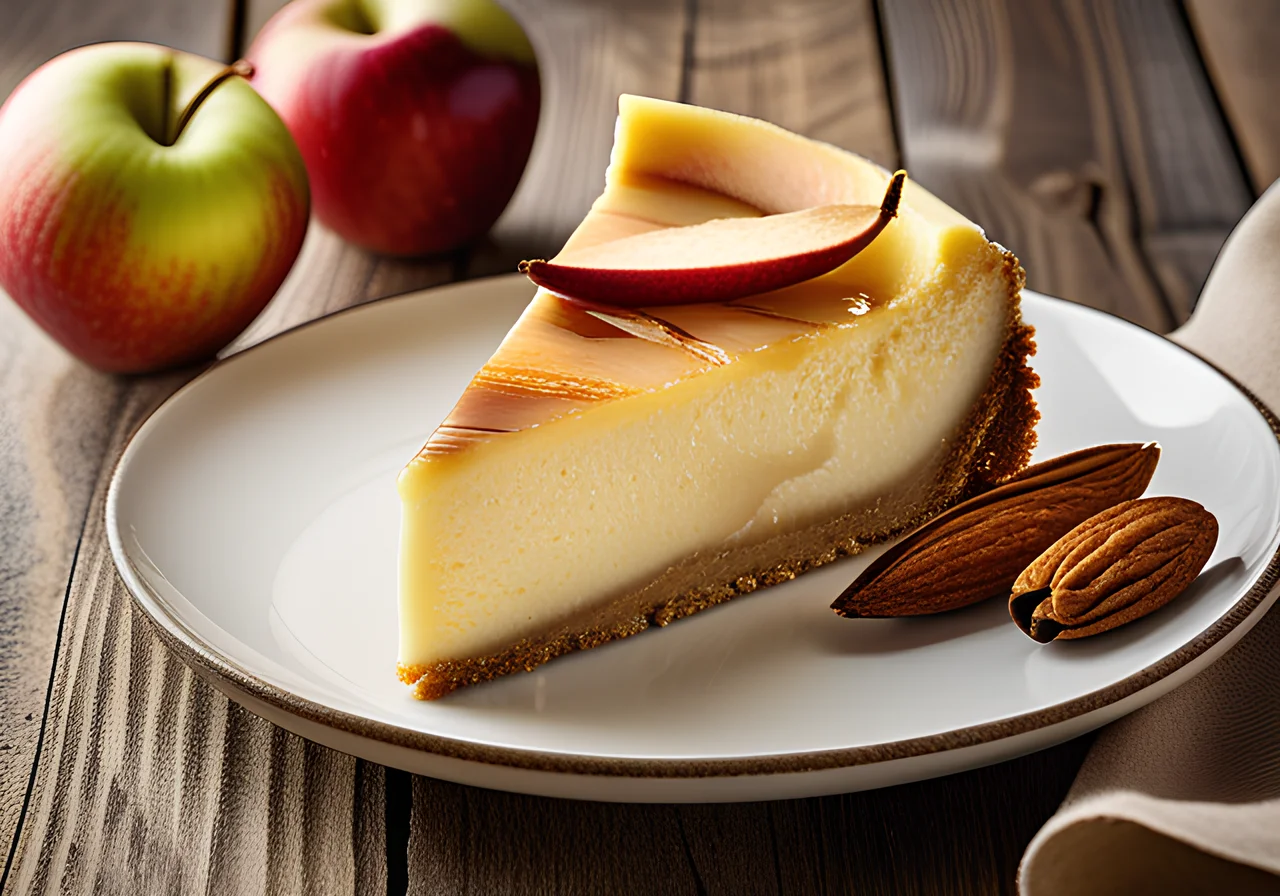 Cheesecake with Apples