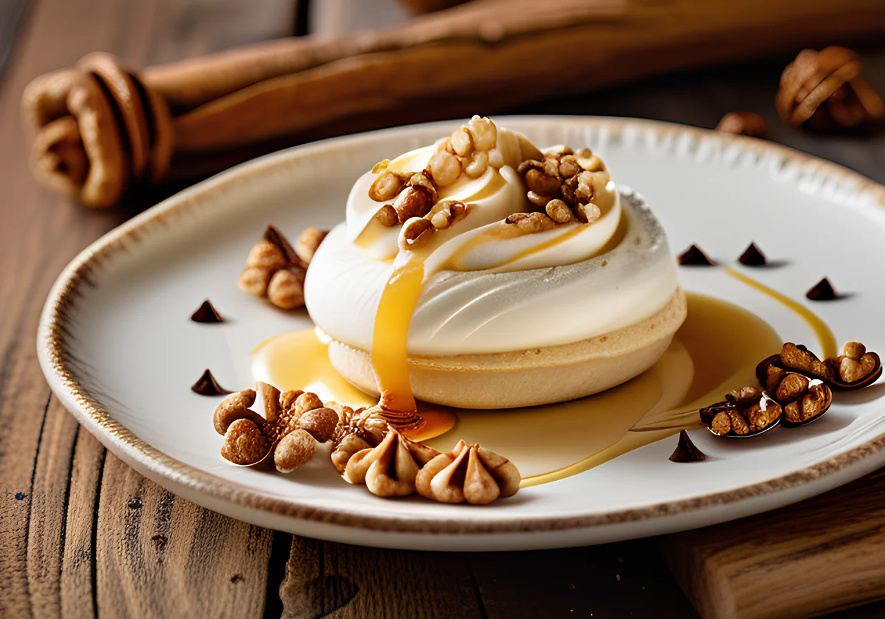 Filled Meringue Roll