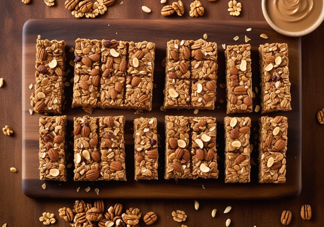 Vegan Granola Bars with Coconut and Raisins