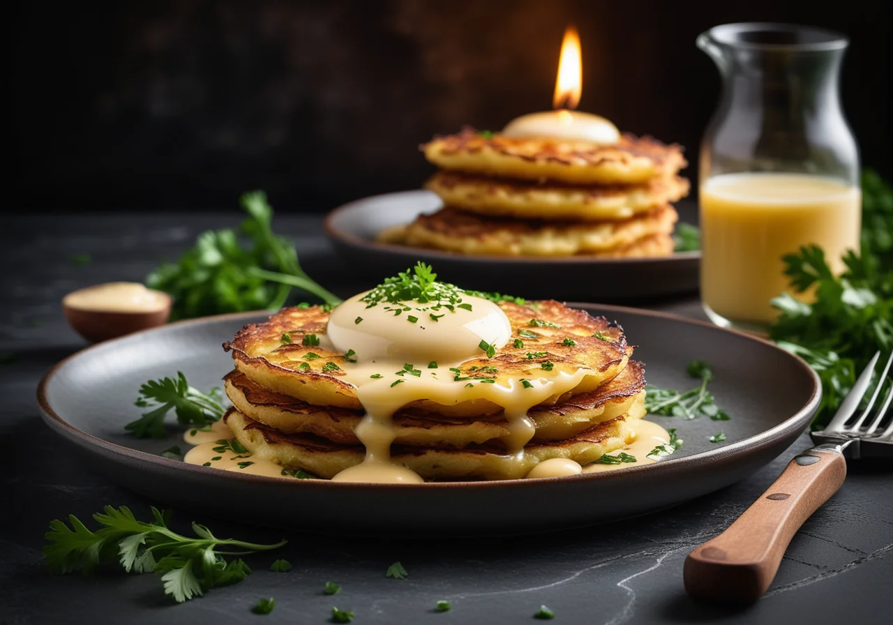 Rösti with Onion Sauce