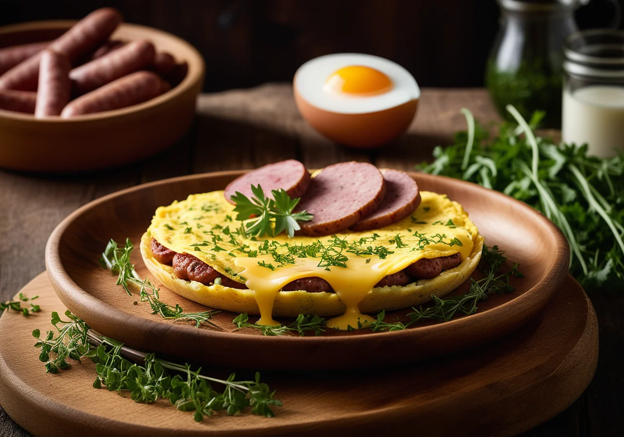 Wurst-Omelett