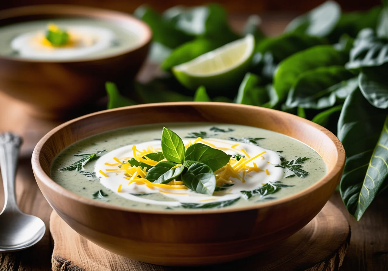 Mangold Soup with Coconut Milk