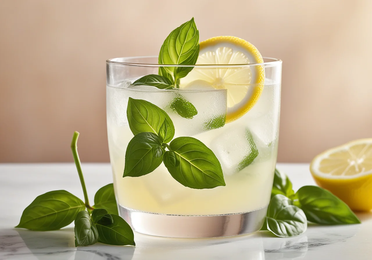 Lemon Basil Lemonade