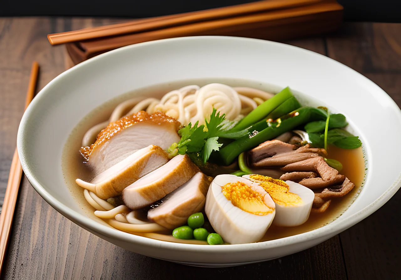 Japanese Udon Noodle Soup