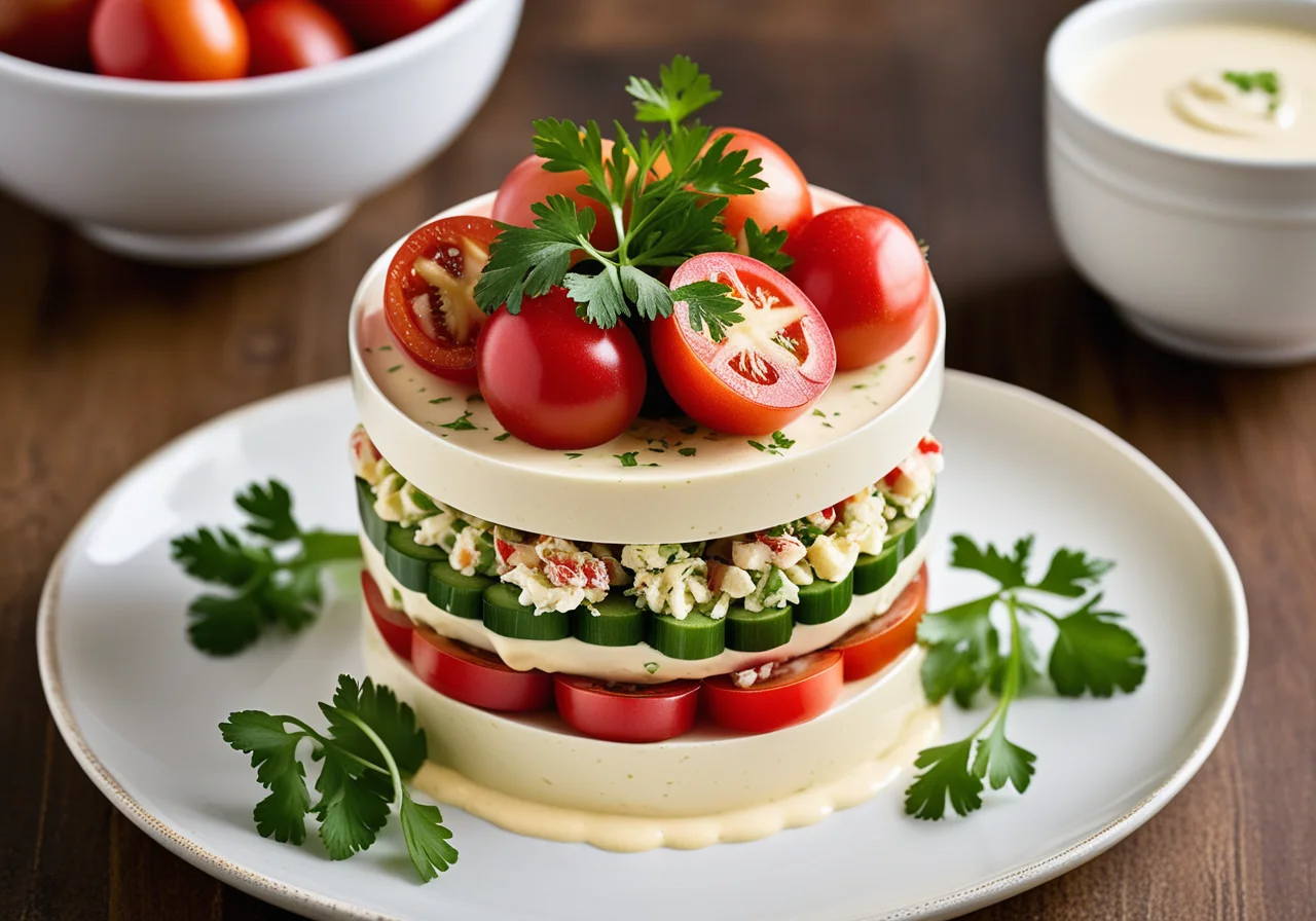 Crab Salad Towers