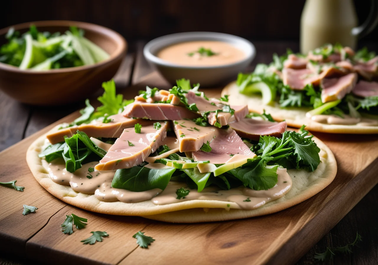 Veal in Vinschgerl with Trout Sauce