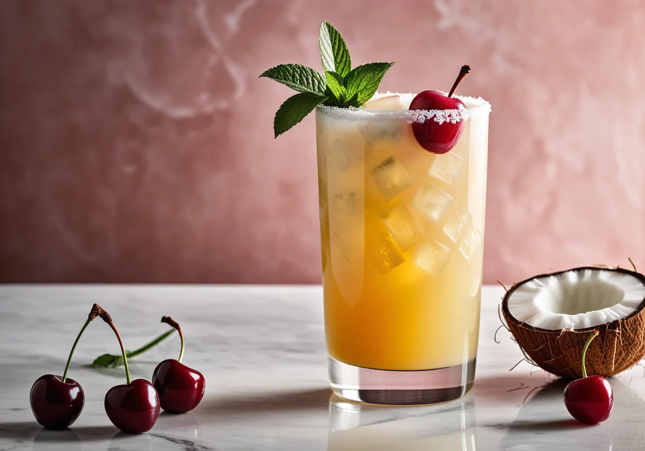 Coconut Fruit Cocktail