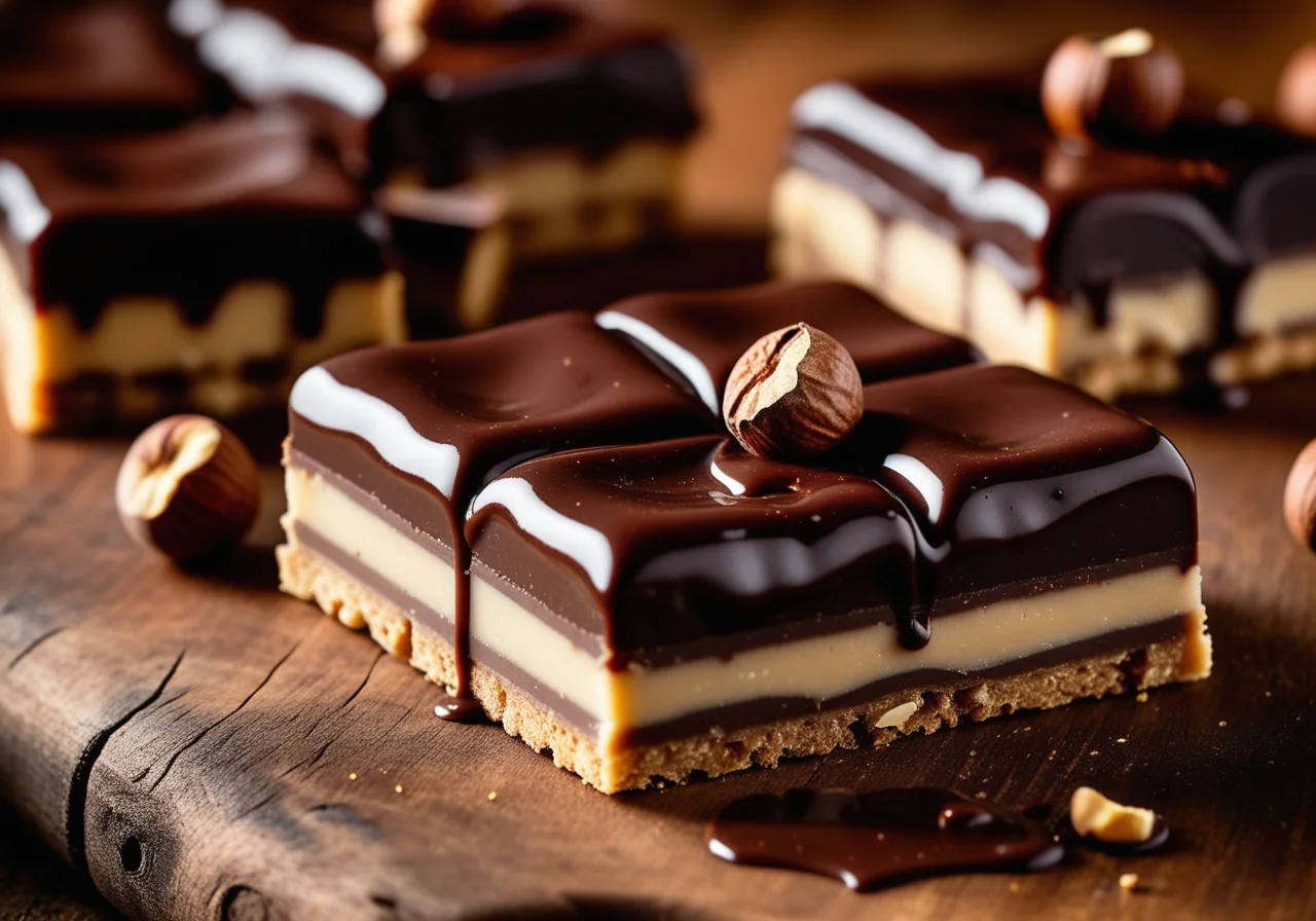 Hazelnut Chocolate Squares