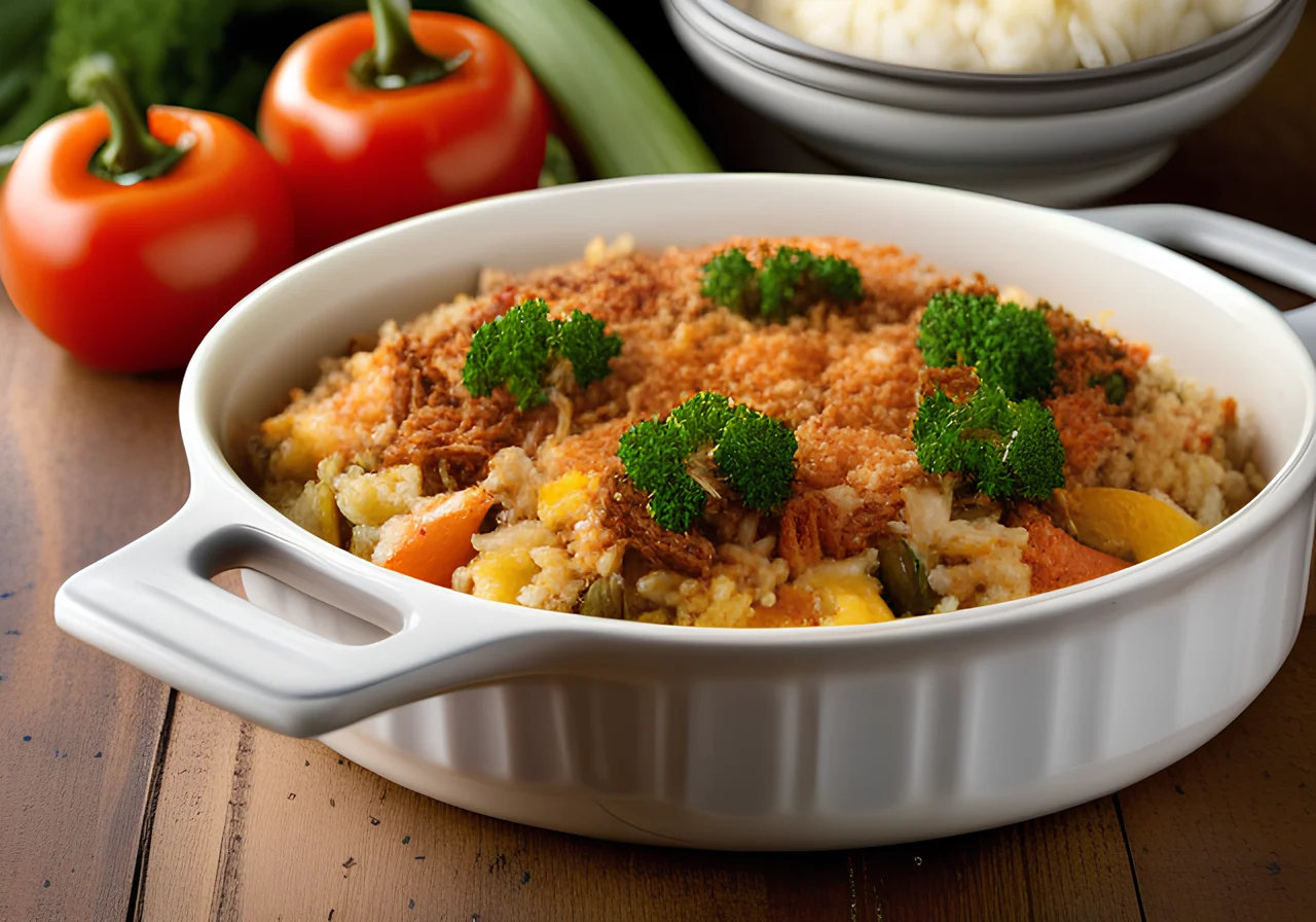Vegetable and Rice Casserole