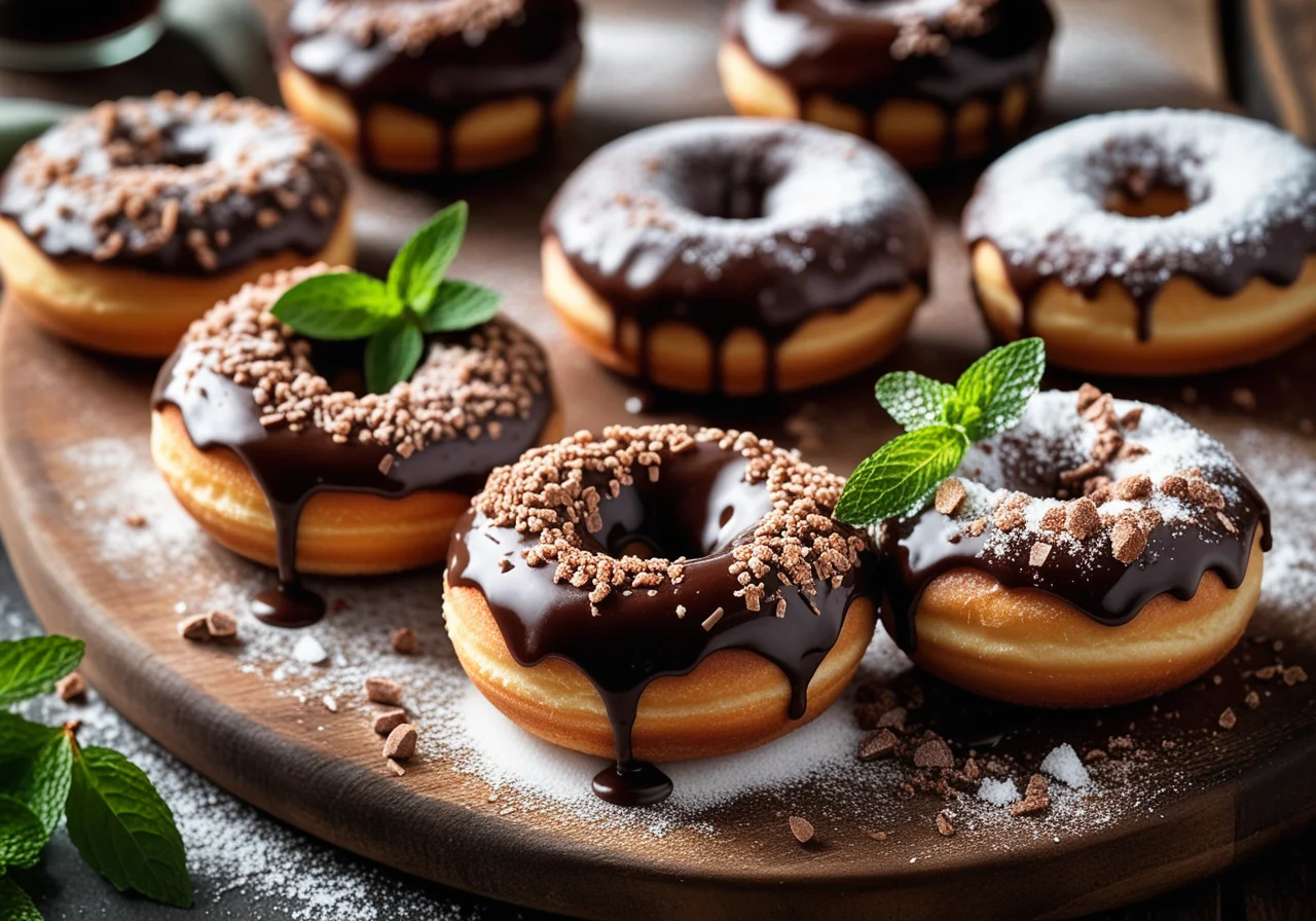 Chocolate Donuts, Gluten-Free