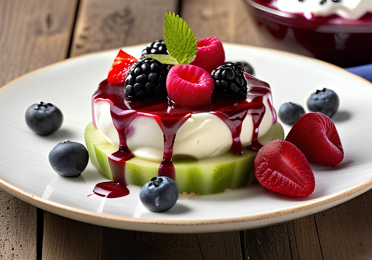 Quark Dessert with Berries
