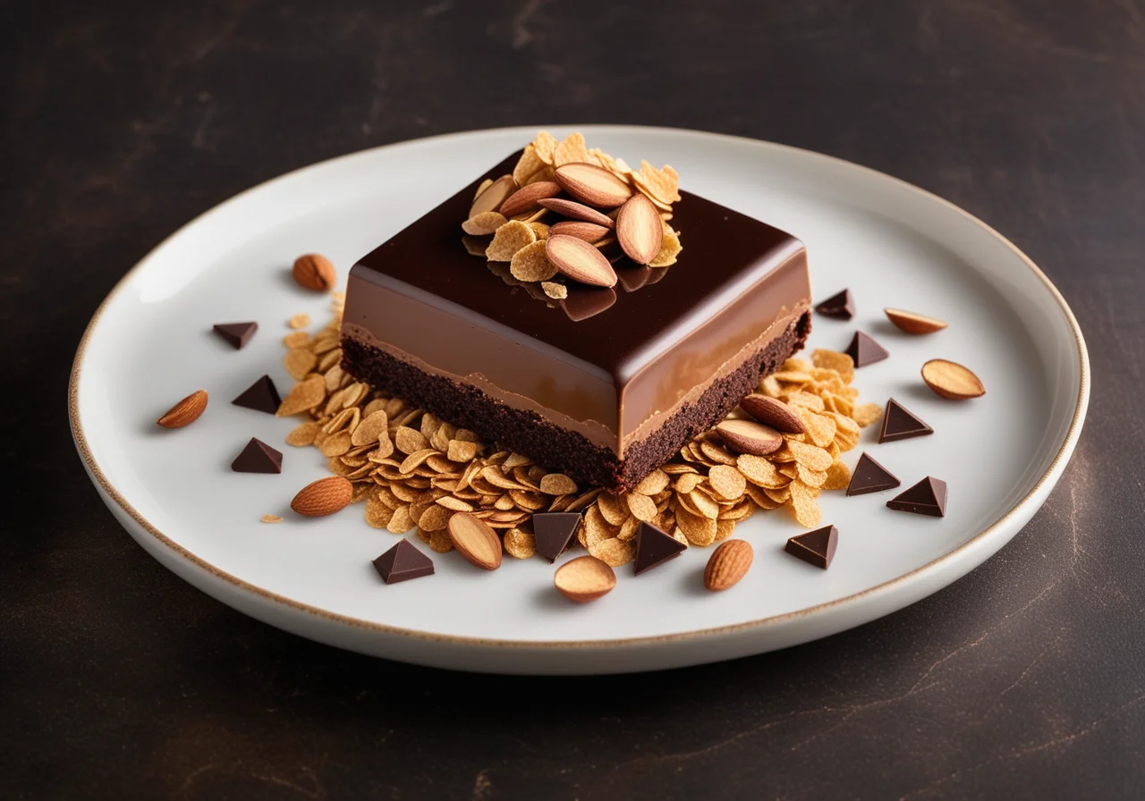 Chocolate Almond Confection with Cornflakes