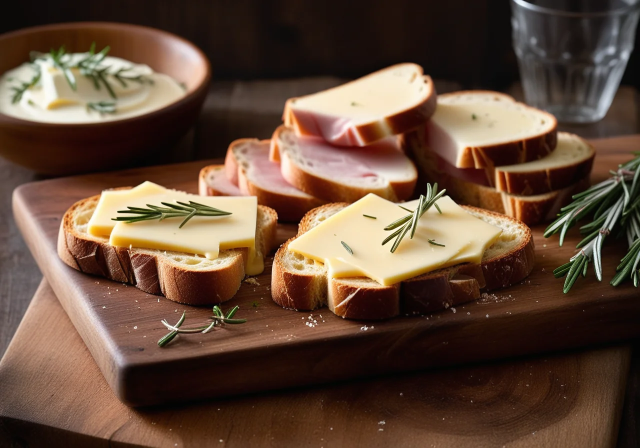 Ham and Cheese Toast