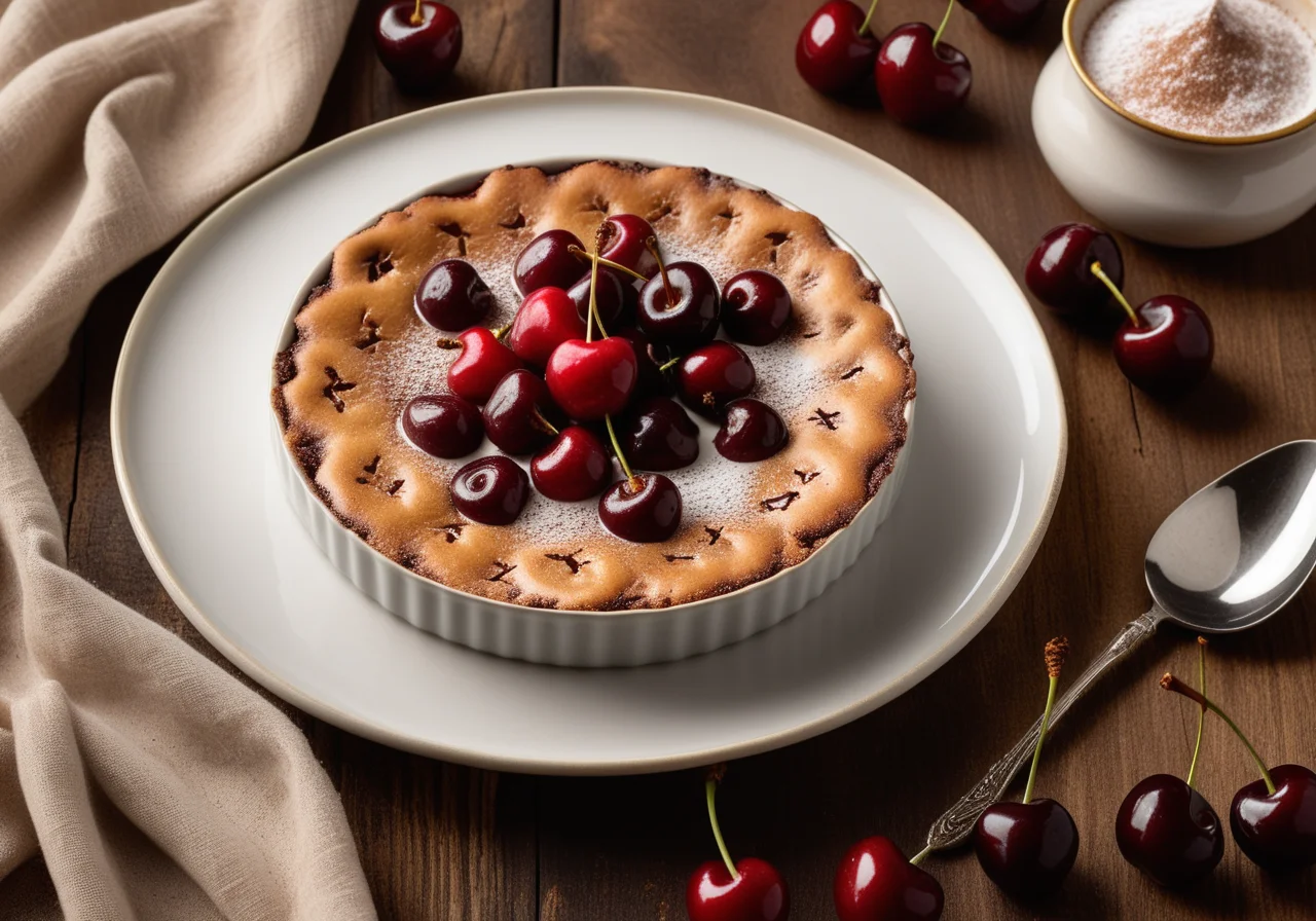 Chocolate Cherry Clafoutis
