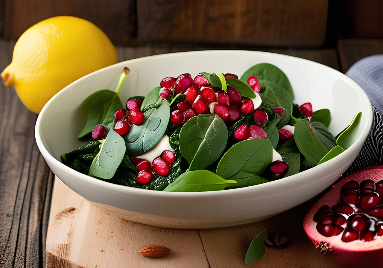 Moroccan Spinach Salad