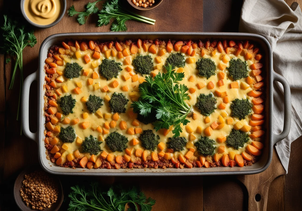 Colorful Vegetable Gratin