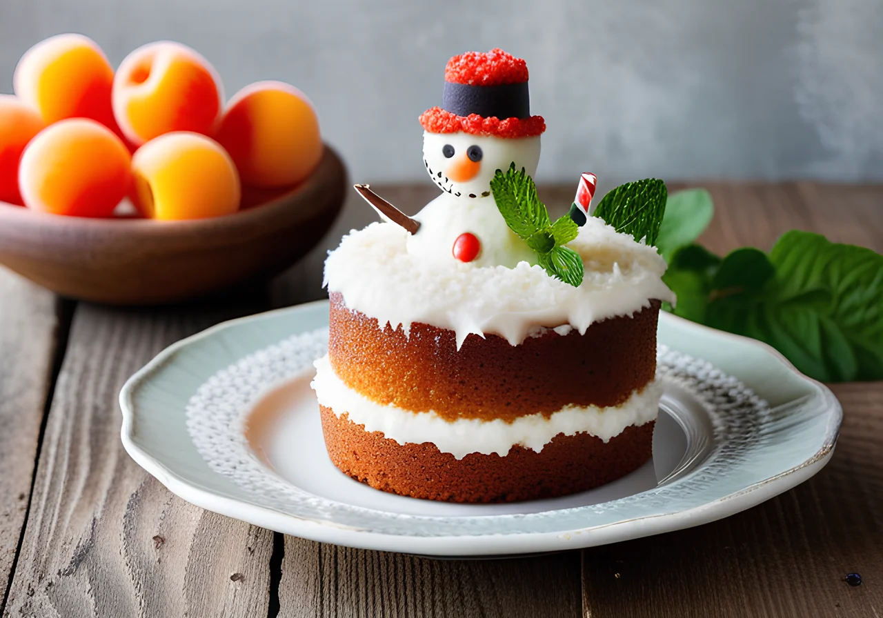 Snowman Cake