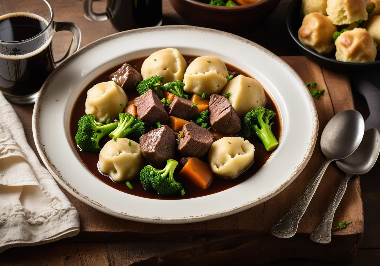 Irish Beef Stew with Dark Beer Sauce