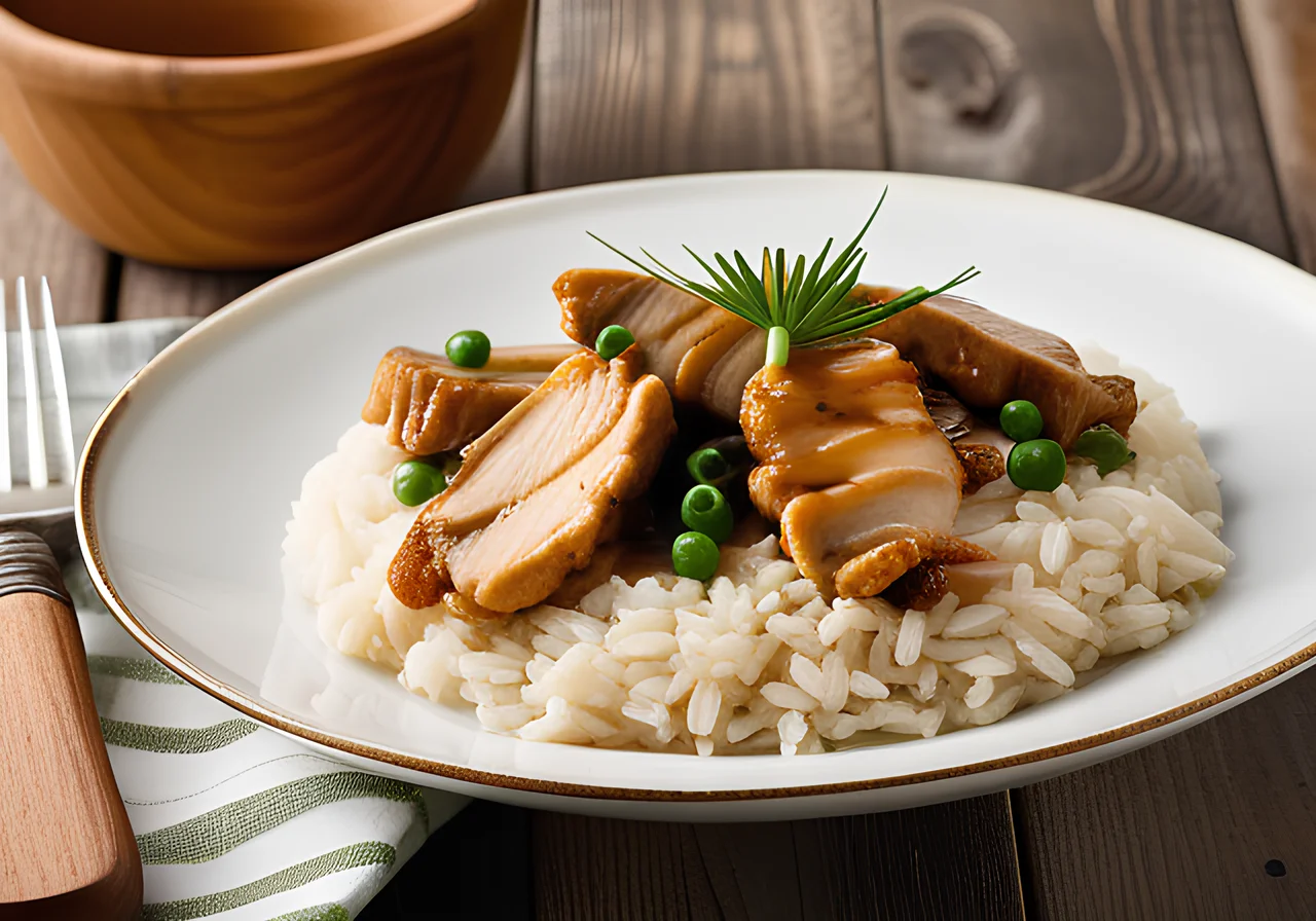 Chicken Strips with Rice