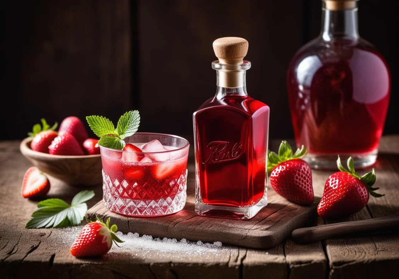 Grandma's Strawberry Liqueur