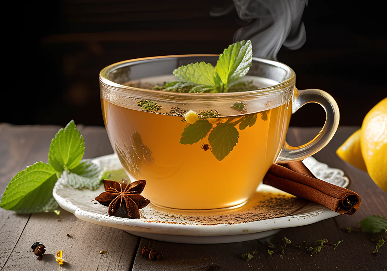 Lemon Balm Cinnamon Tea