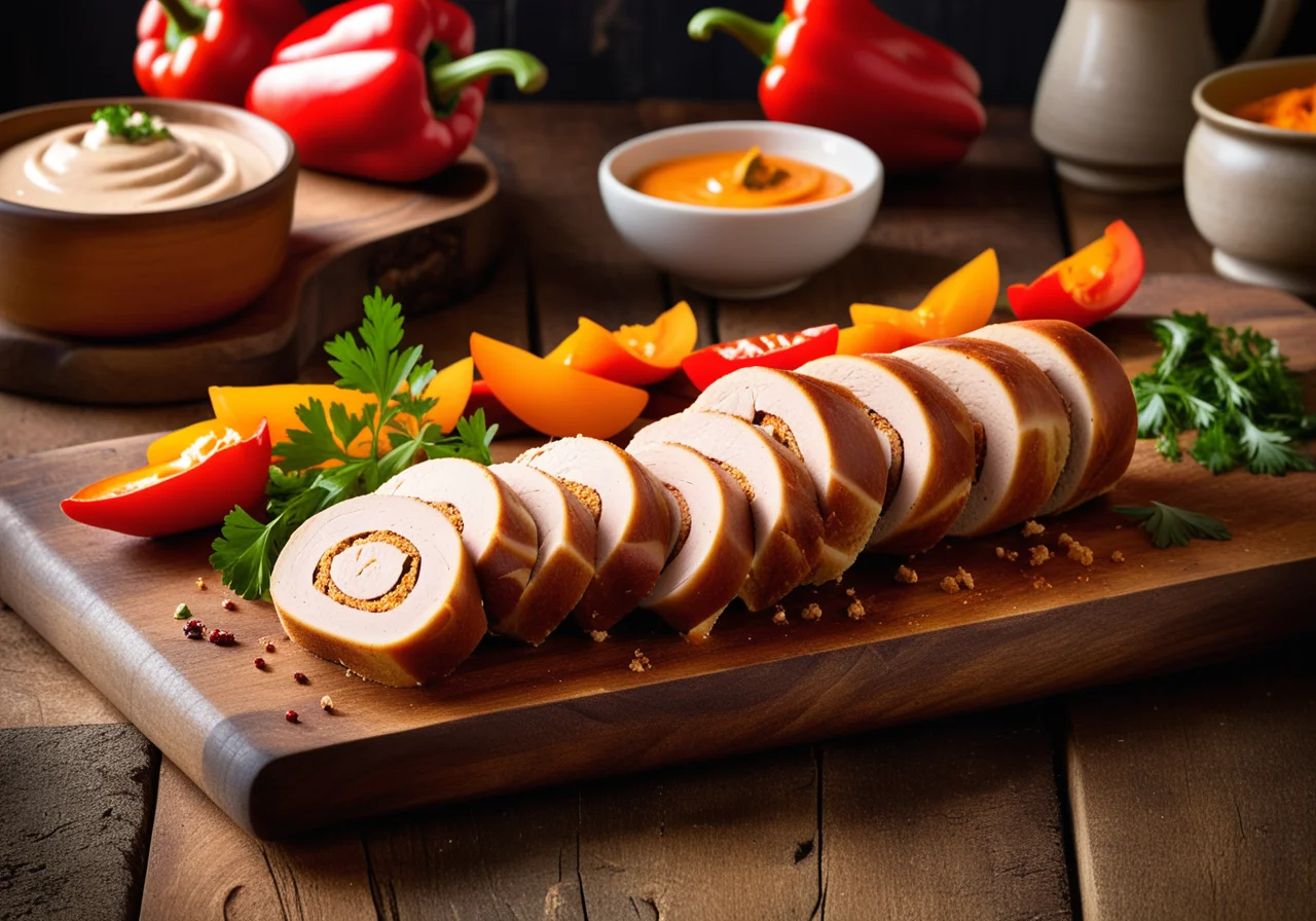 Paprika Turkey Roll