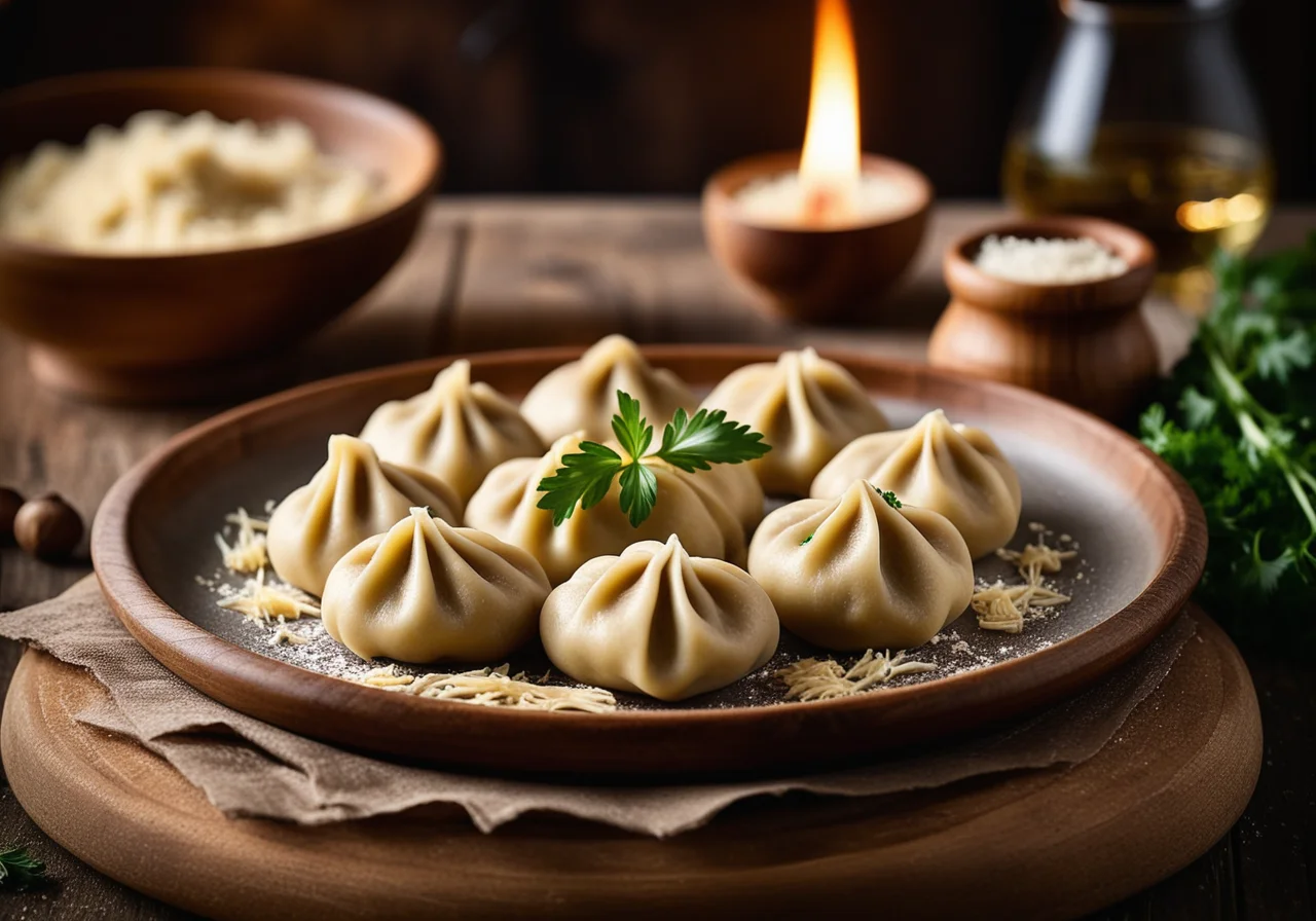 Dumplings with Porcini Mushrooms