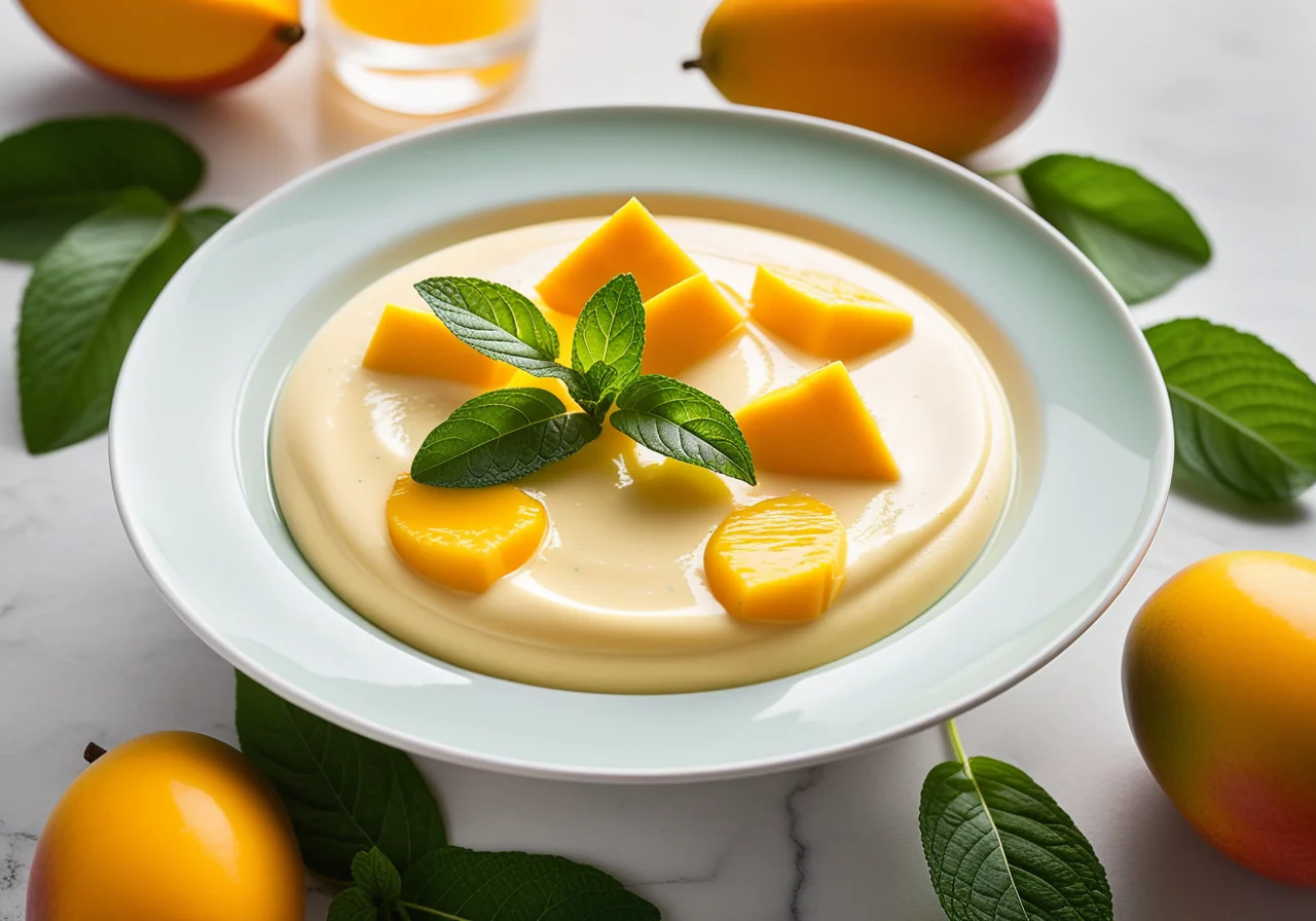 Mango Cream in Asian Style