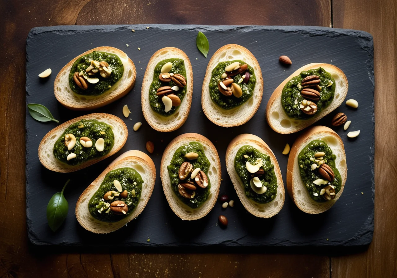 Pesto Crostini