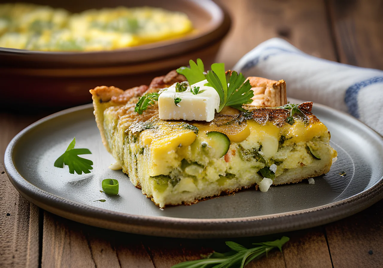 Zucchini Frittata in the Oven