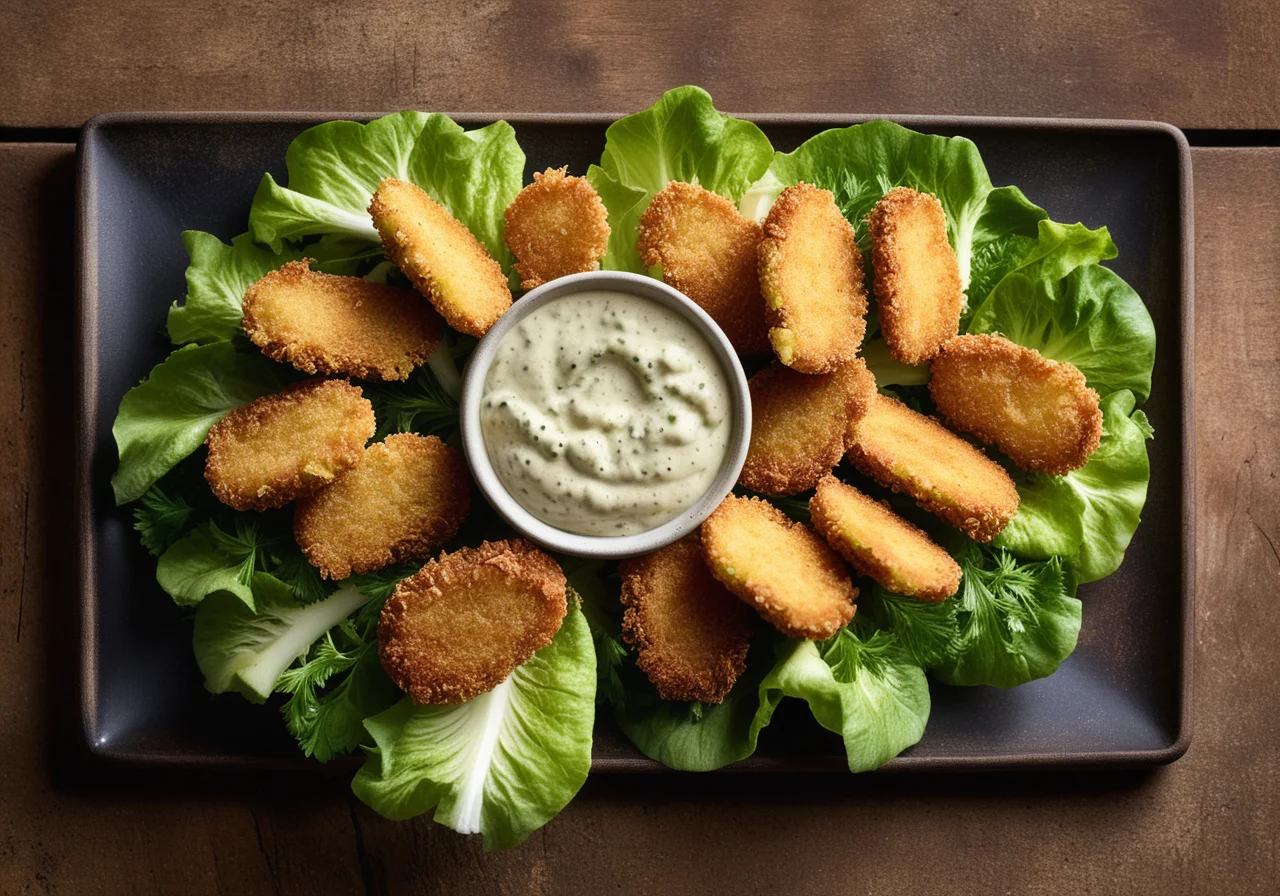 Breaded Lettuce with Remoulade
