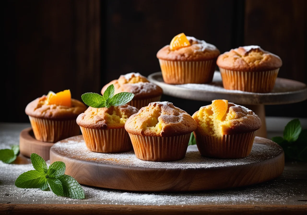 Orange muffins