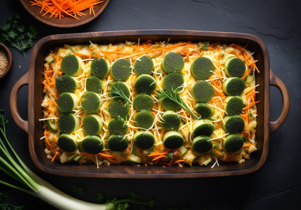 Vegetable Casserole with Wheat