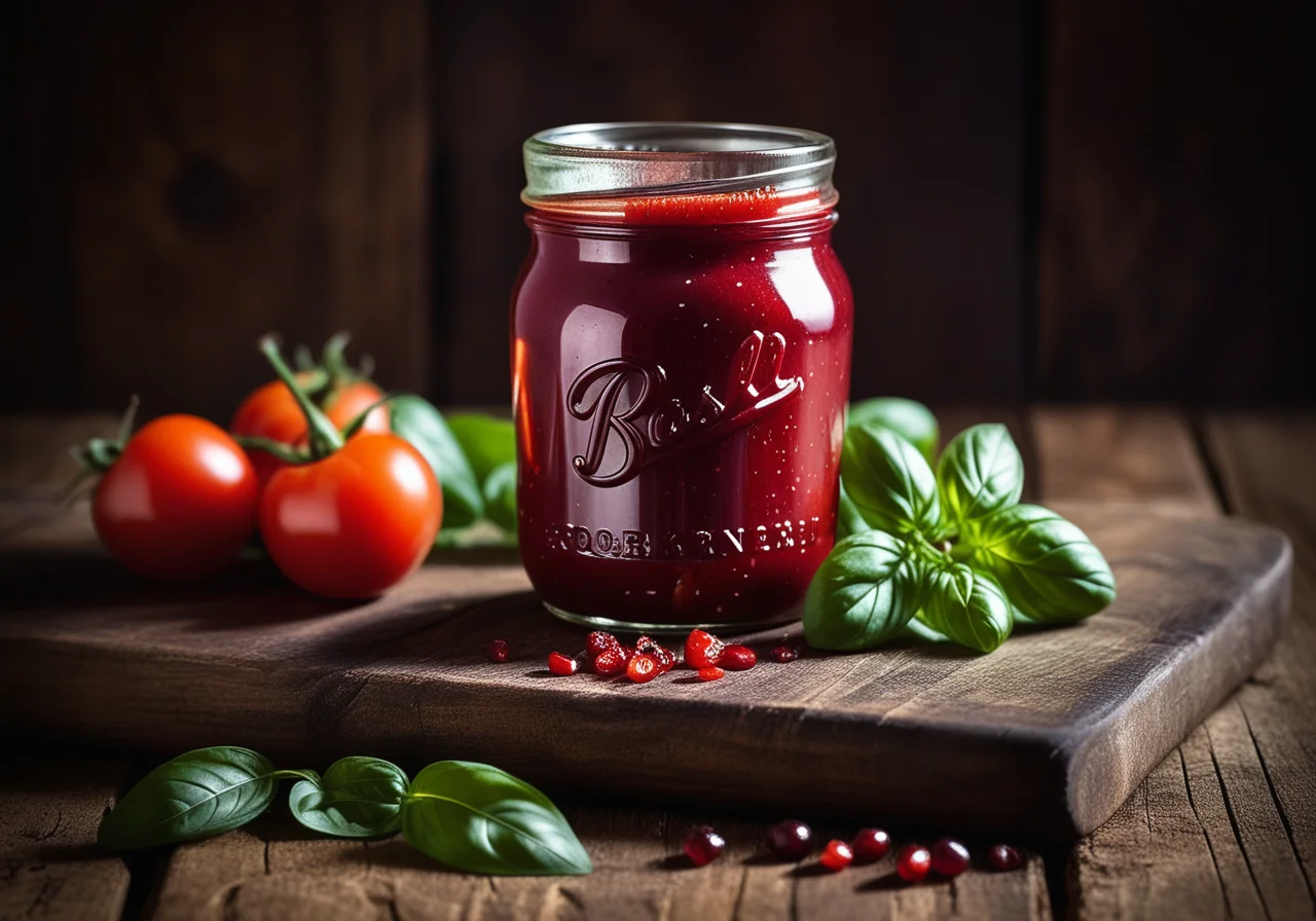 Ketchup with Tomatoes and Plums