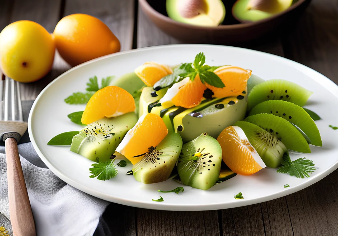 Avocado Kiwi Salad