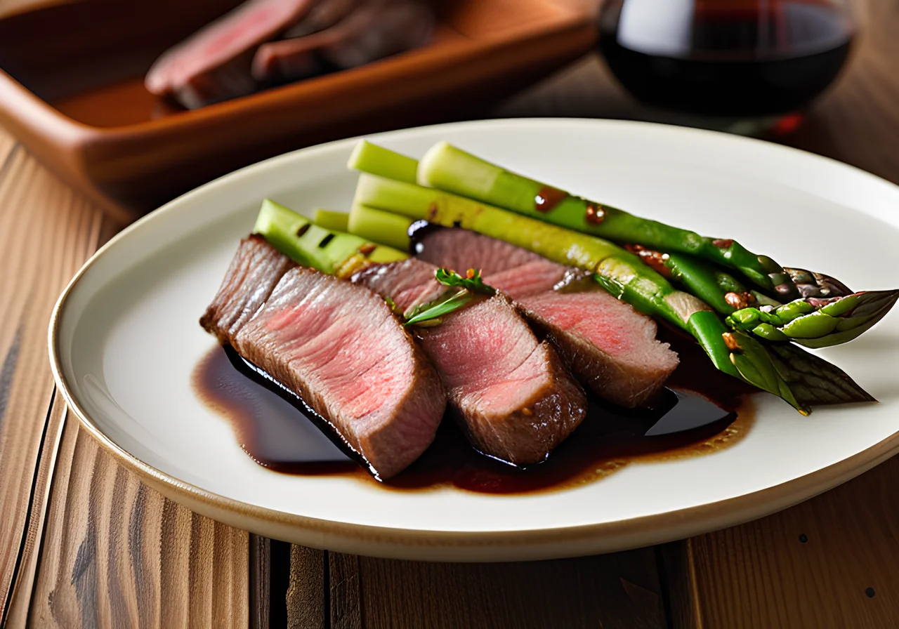Beef with Asparagus from the Wok