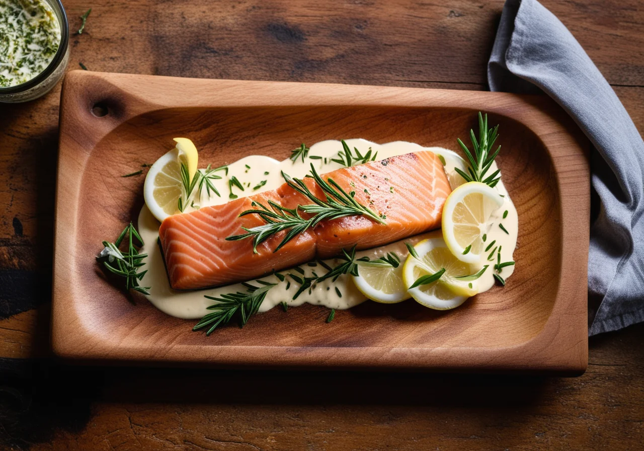 Gebeizter Holunder-Lachs