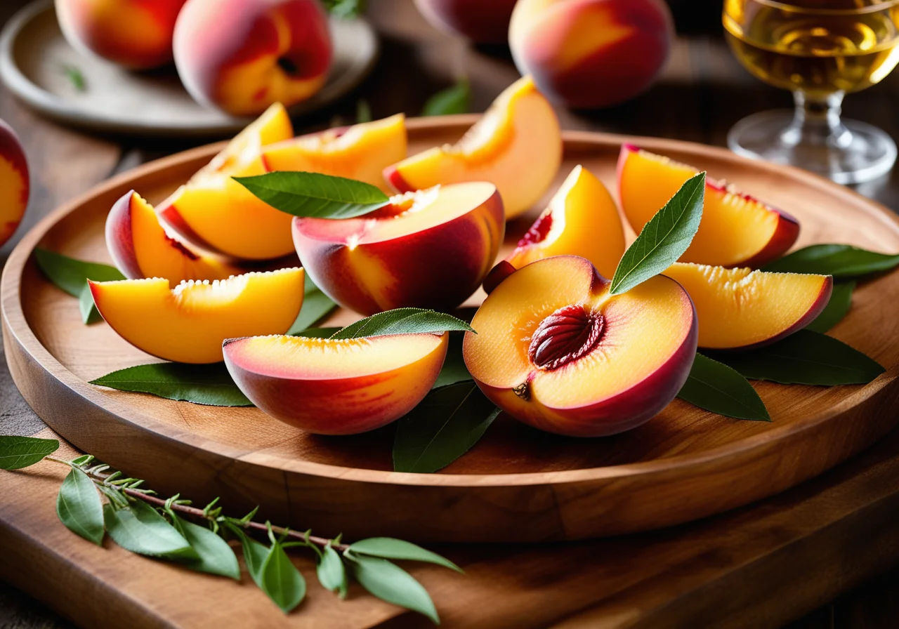 Wine Peaches