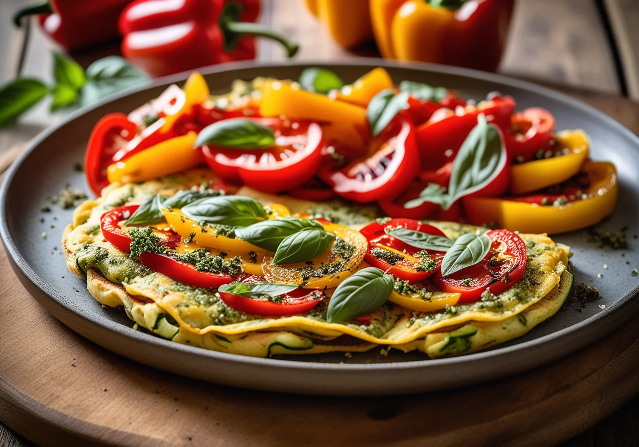 Omelette with Roasted Vegetables