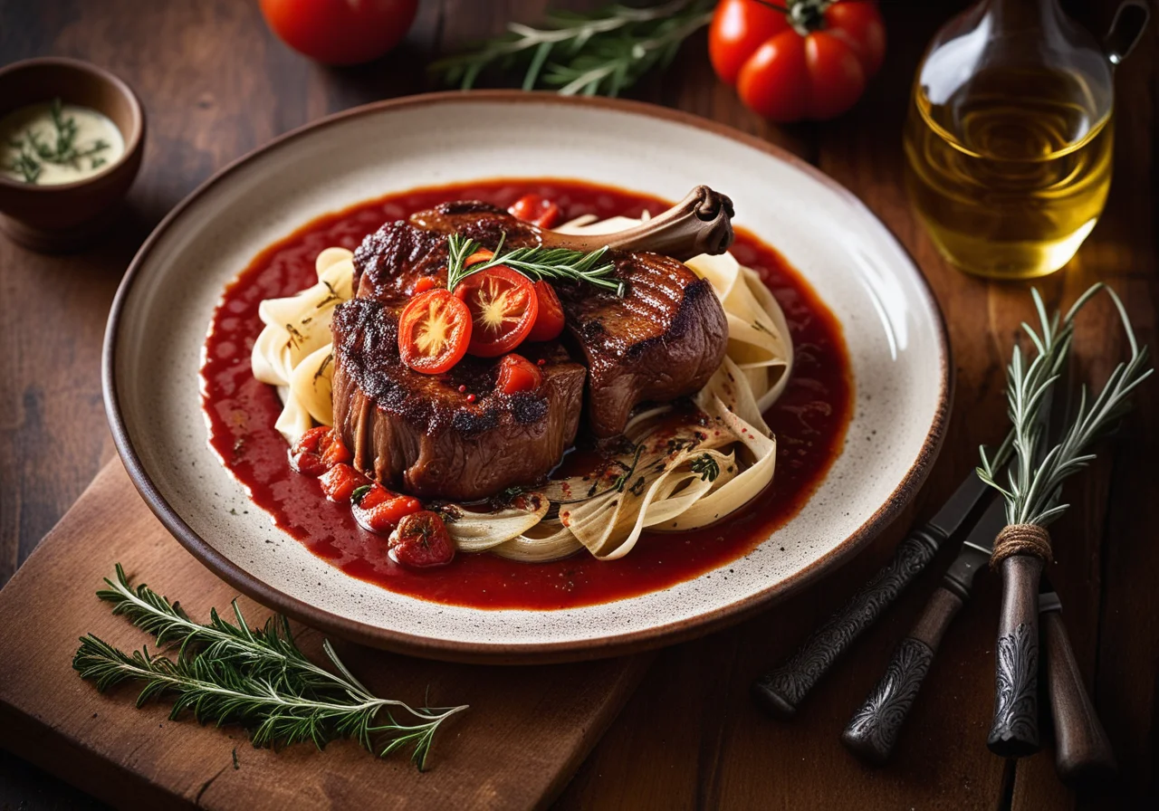 Calf shank à la Mailänder