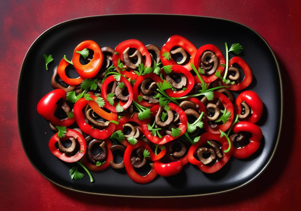 Colorful Wok Vegetables