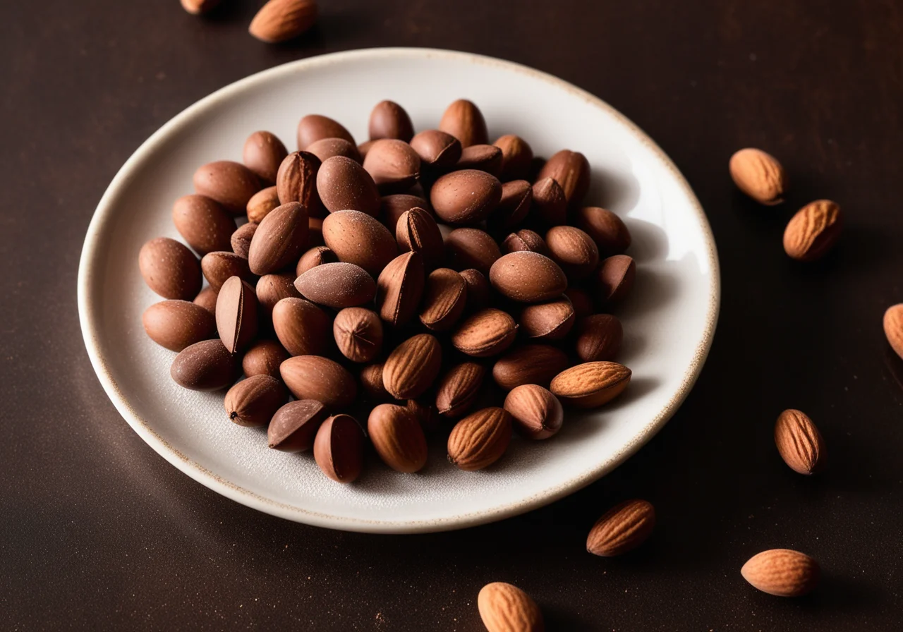 Almonds in Cocoa Coating