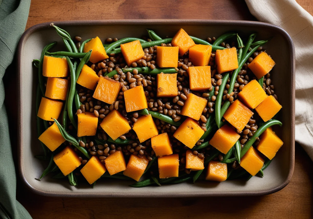Pumpkin with Lentils