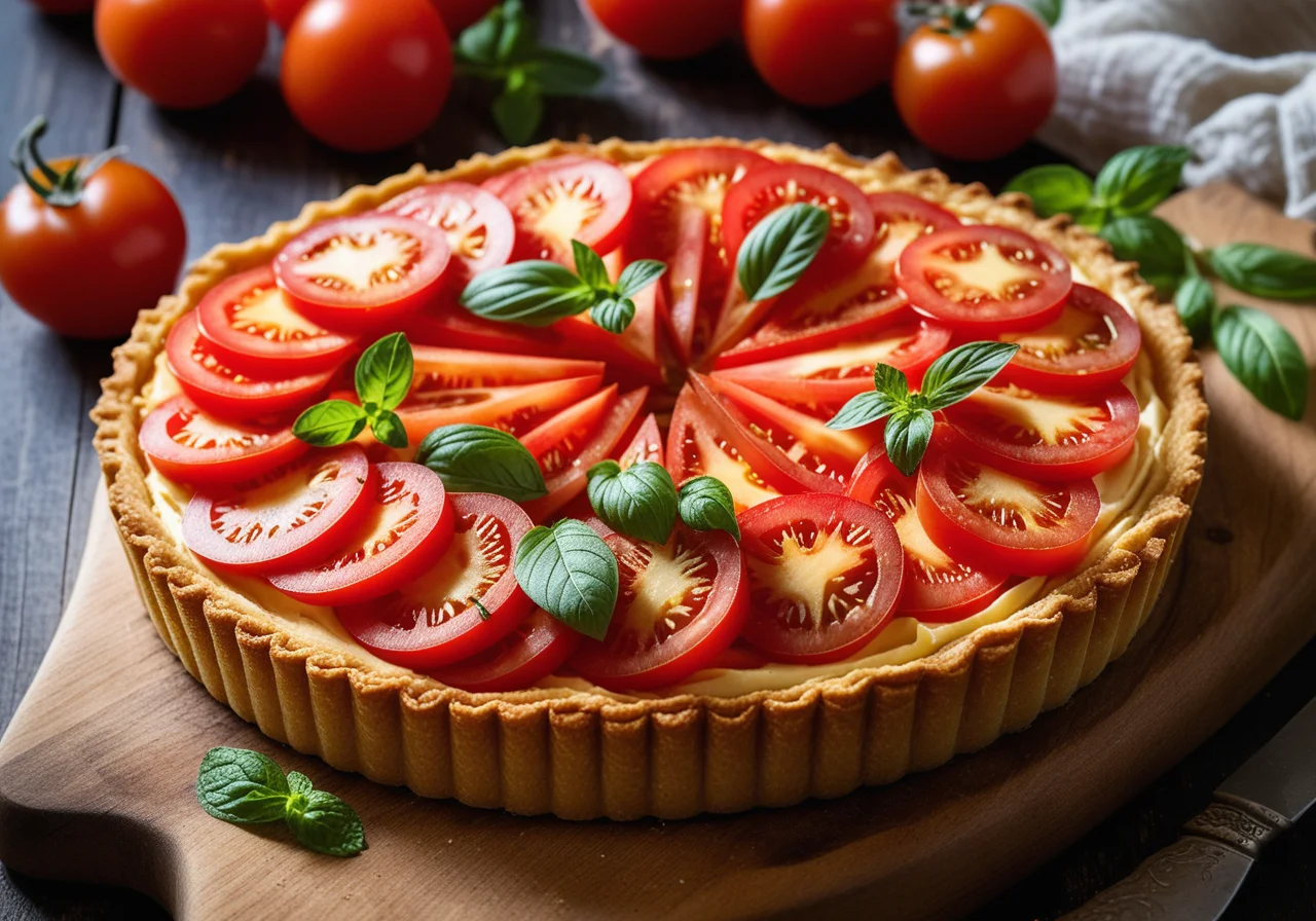 Cheese Tomato Tart